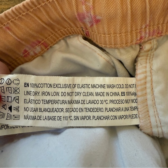 Forever 21 Flamingo Shorts Mens Large Cotton Pull On Retro Tropical 90s Vibe - Picture 7 of 8